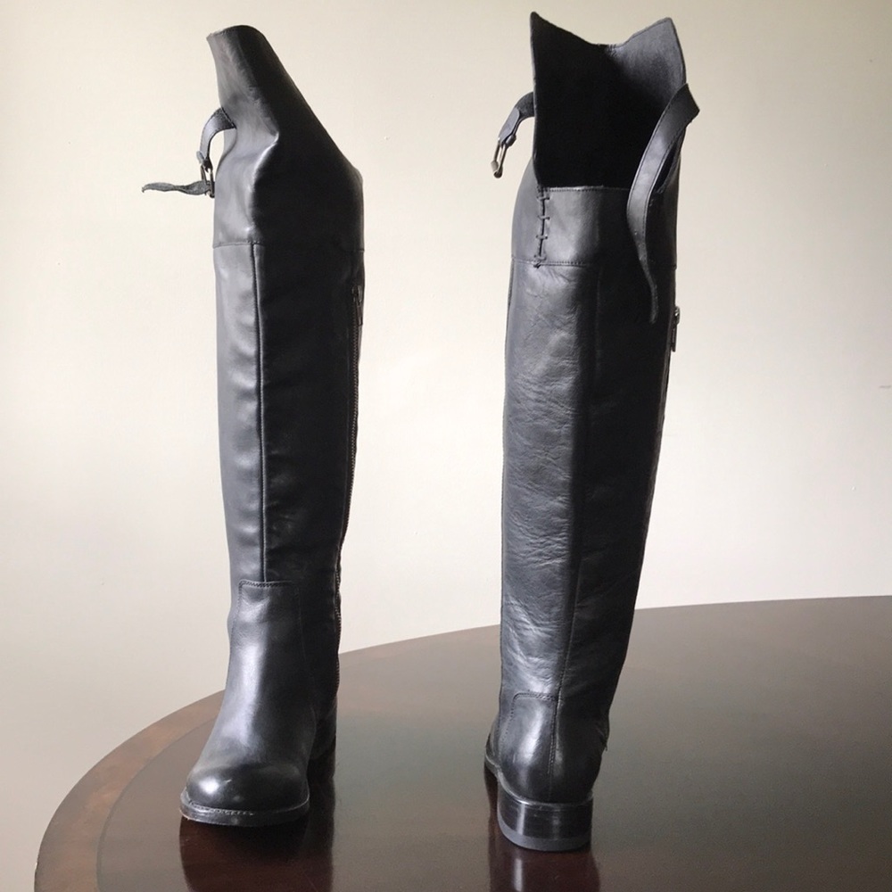 Dolce Vita Black over the Knee 6M Leather Boots - Picture 6 of 8